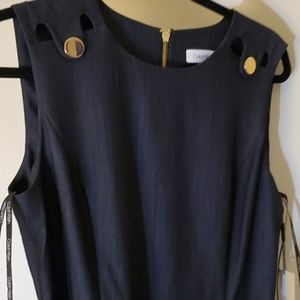 Calvin Klein navy pants suit